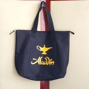 Disney Aladdin Black Tote Shoulder Bag